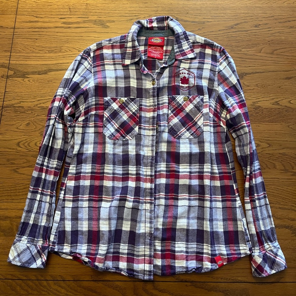 Dickies Pink and Purple Flannel Classic Style